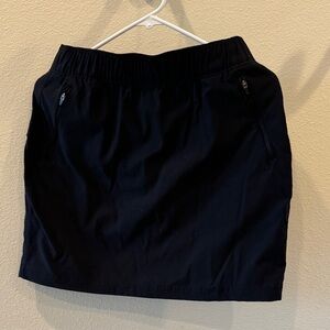 Black Eddie Bauer Skirt with Zipper Pockets